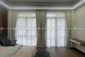 rèm cửa biệt thự