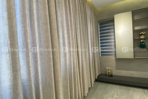 rèm cửa villa