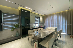 rèm cửa villa
