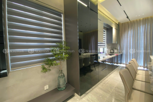 rèm cửa villa