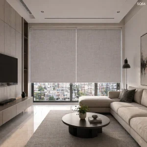 Rèm vải cuốn 2 lớp mã SQ64