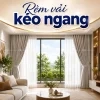 Rèm vải kéo ngang