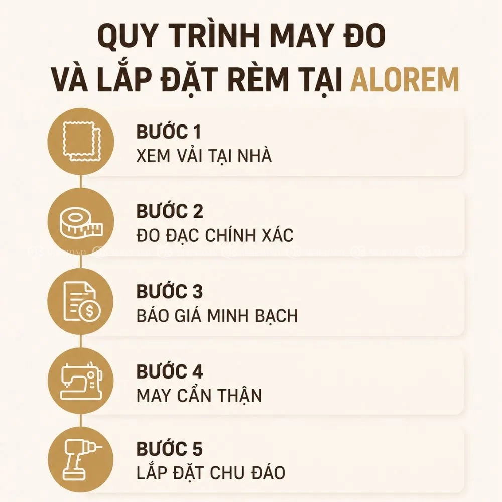 rèm vải 3 lớp