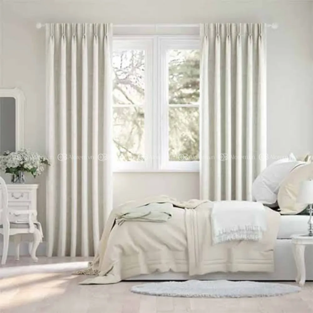 rèm vải cửa sổ phòng ngủ