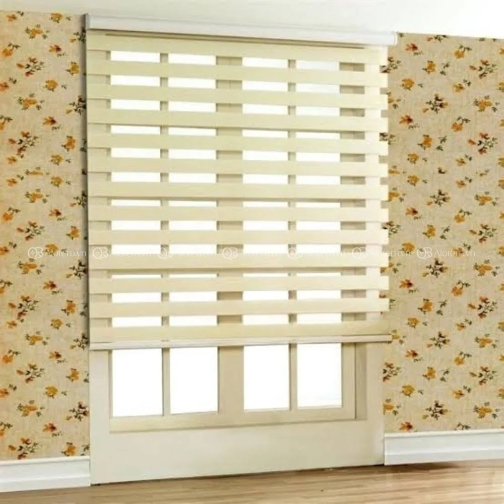 rèm vải hoạ tiết