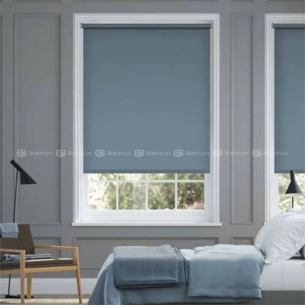 rèm vải kéo lên