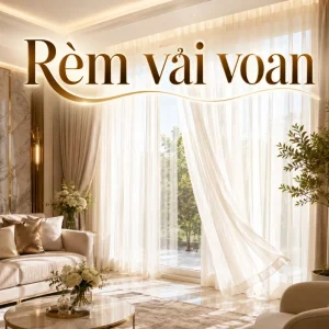 rèm vải voan