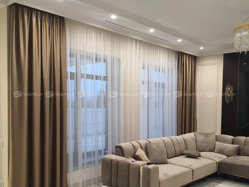 Lợi ích khi lắp đặt rèm vải 