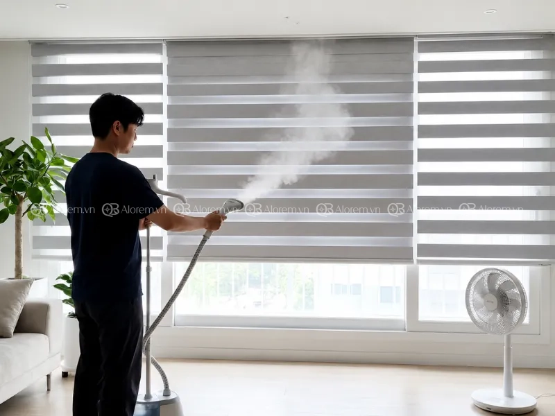 Cách vệ sinh và bảo quản rèm cầu vồng bền lâu