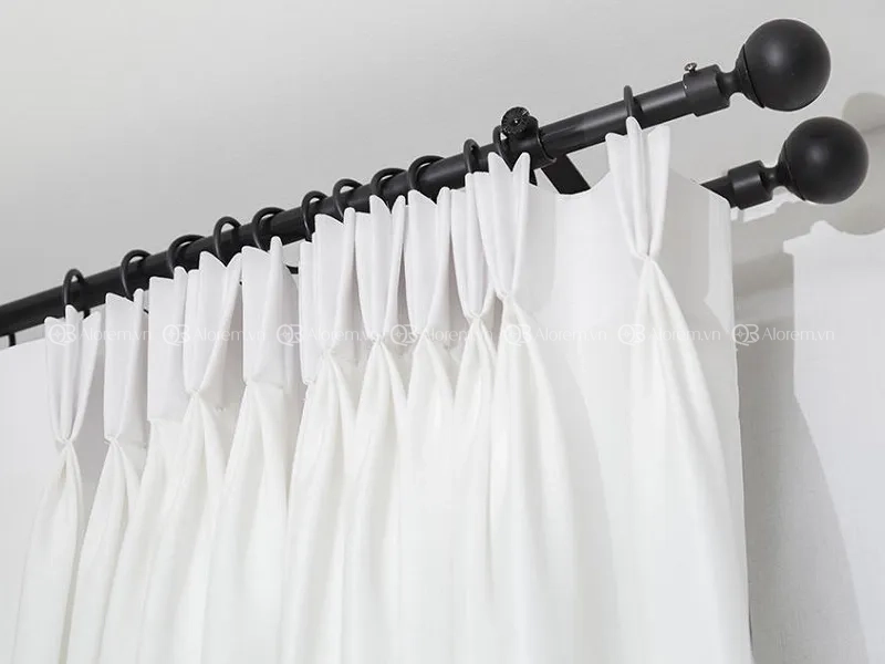 Cách lắp rèm vải xếp ly đúng kỹ thuật ngay tại nhà