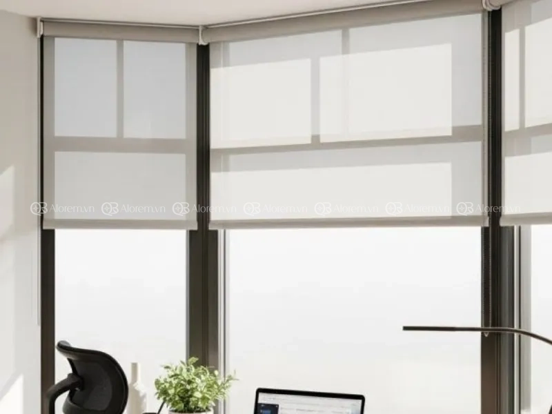 Cách lắp rèm cửa sổ kiểu cuốn